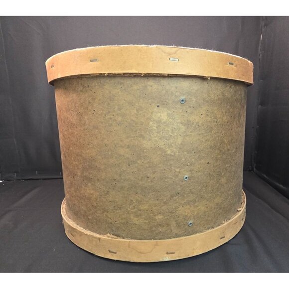 Large Primitive Vintage Wooden Cheese Box with Lid Country Rustic Decor - Picture 2 of 12